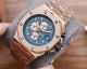 Copy Audemars Piguet Royal Oak Offshore Stainless steel Bezel Bule dial Watch (5)_th.jpg